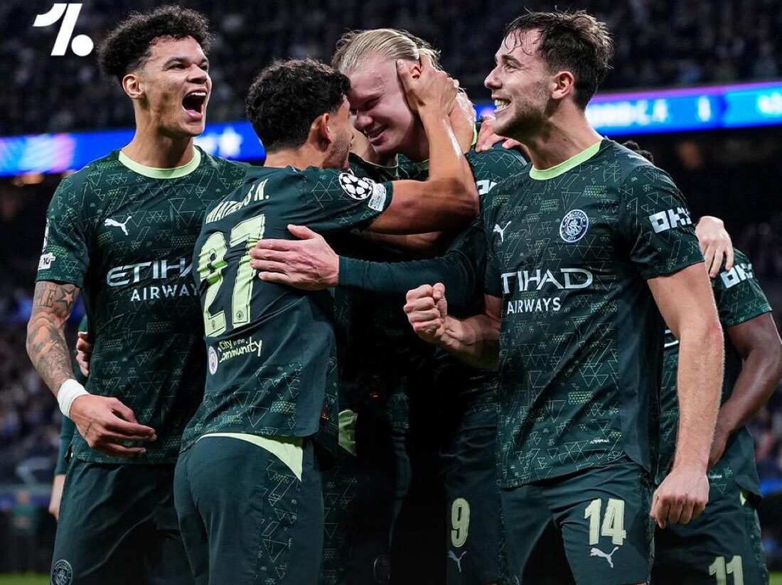 resultado y celebracion de Haaland tras el penalti