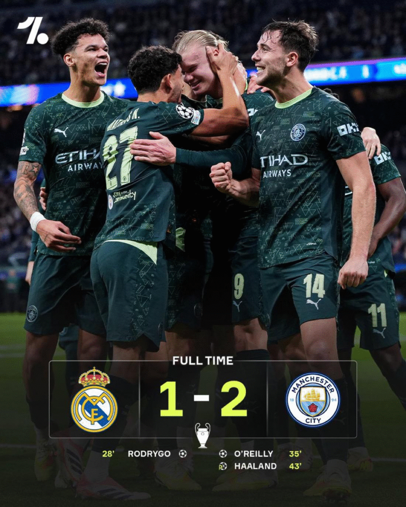 celebracion del gol de Haaland