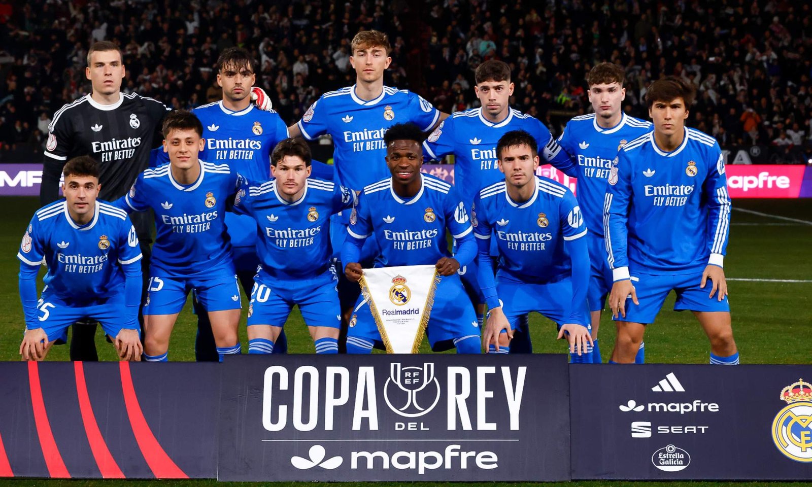 Once titular del Real Madrid contra el Albacete en el Carlos Belmonte