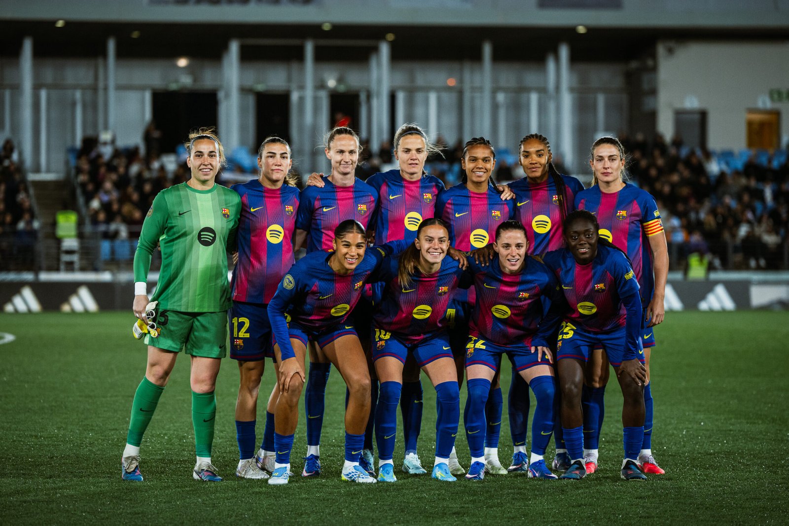 Once titular del FCB Femenino