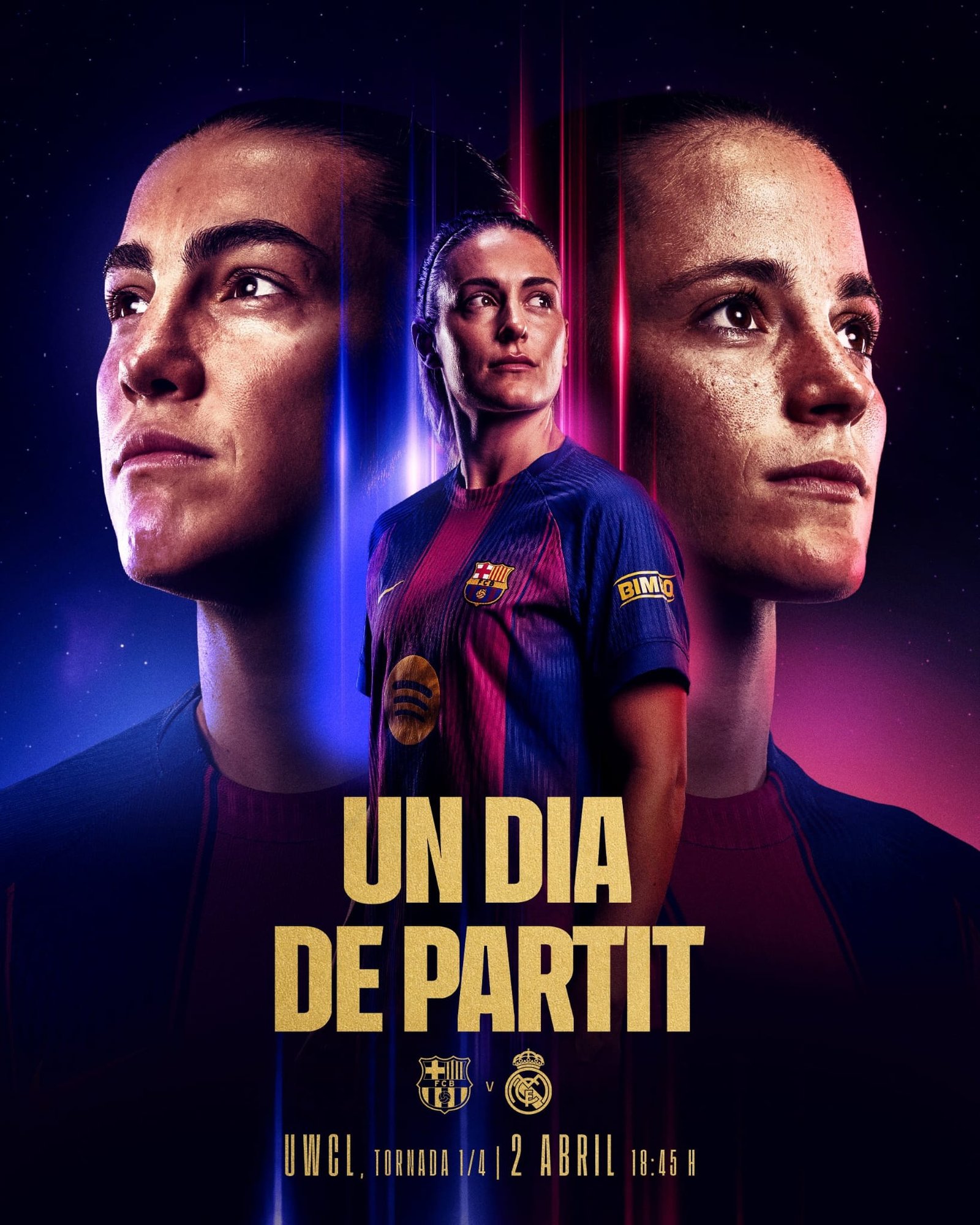 Cartel día del partido