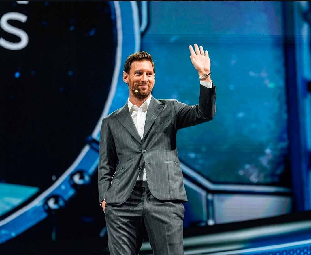 Messi en los premios empresarios @americabusiness